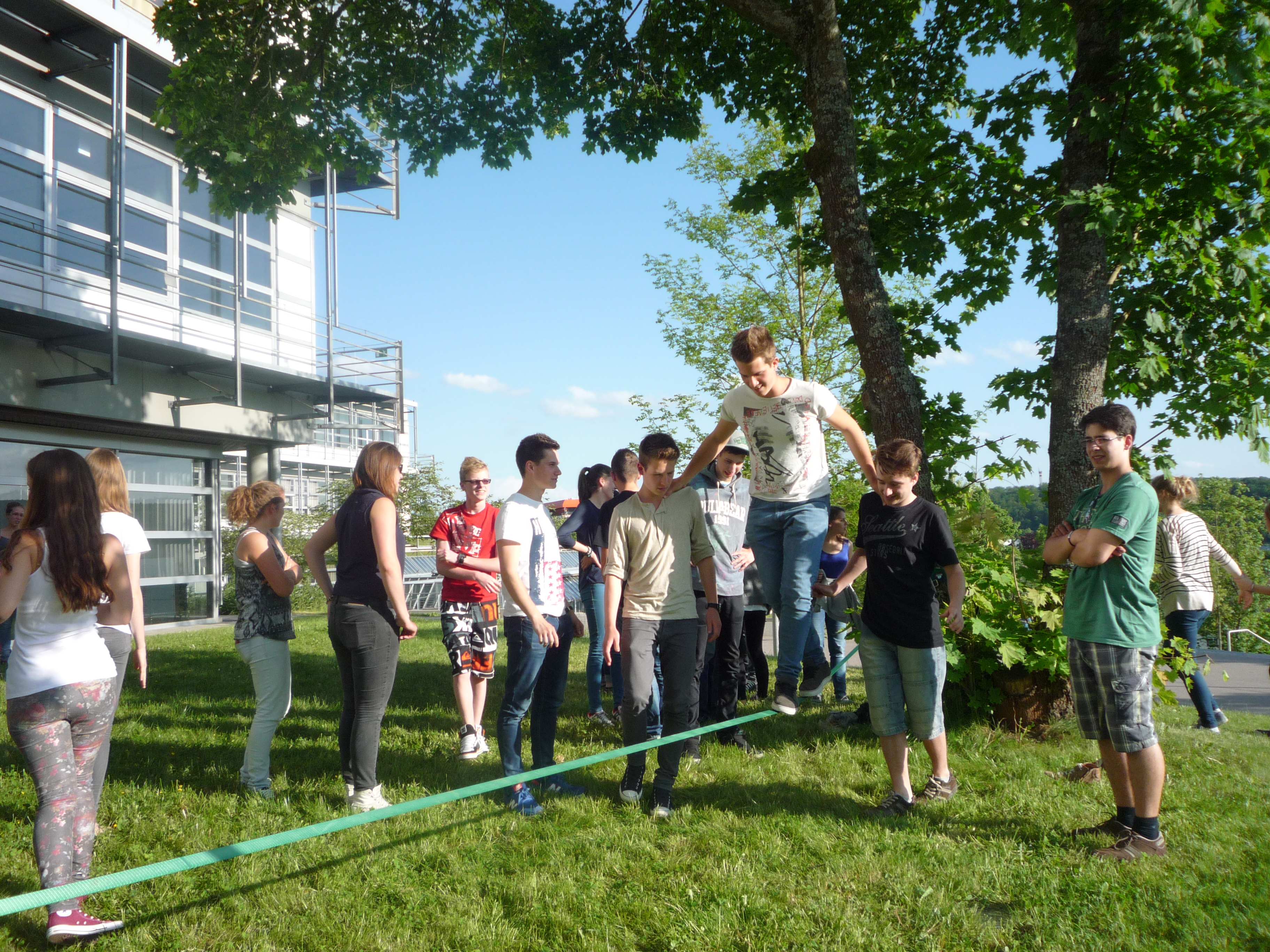 Besuch ungarischer Gastschüler am WG im Mai 2014