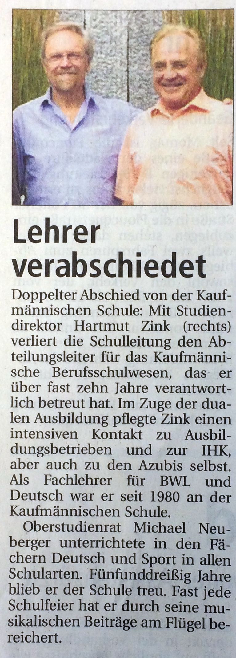 HZ HNP 04.08.2014 Verabschiedung Zink & Neuberger