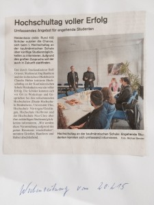 20150220 Hochschultag voller Erfolg