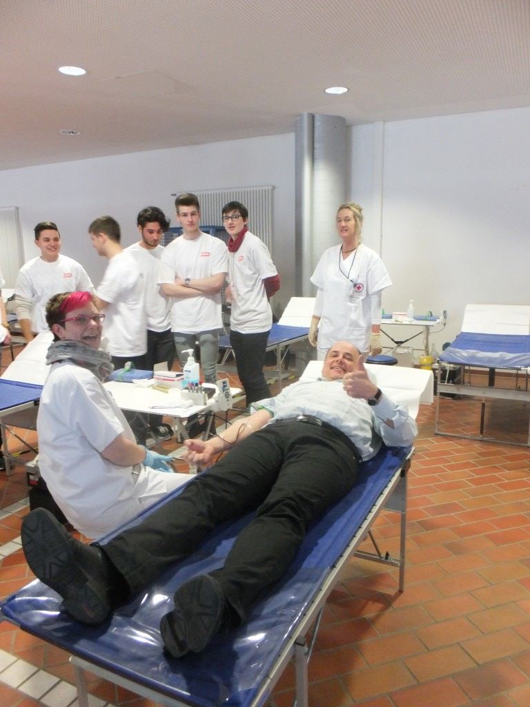 Blut spenden an der KSH