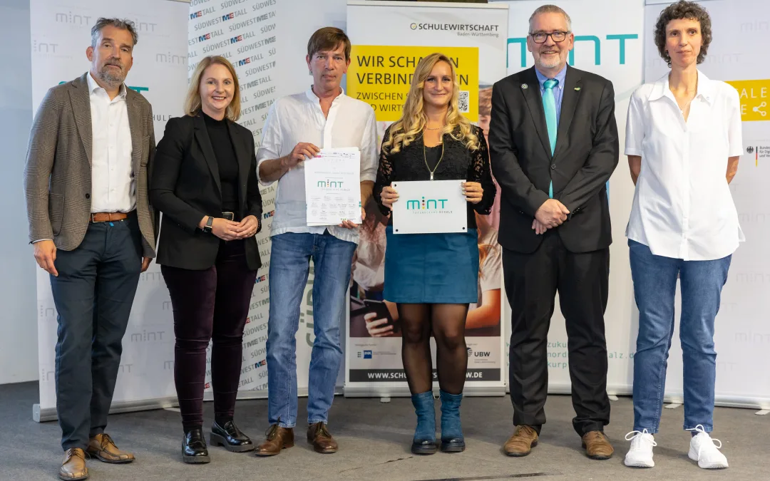 Auszeichnung „Mint-freundliche Schule“