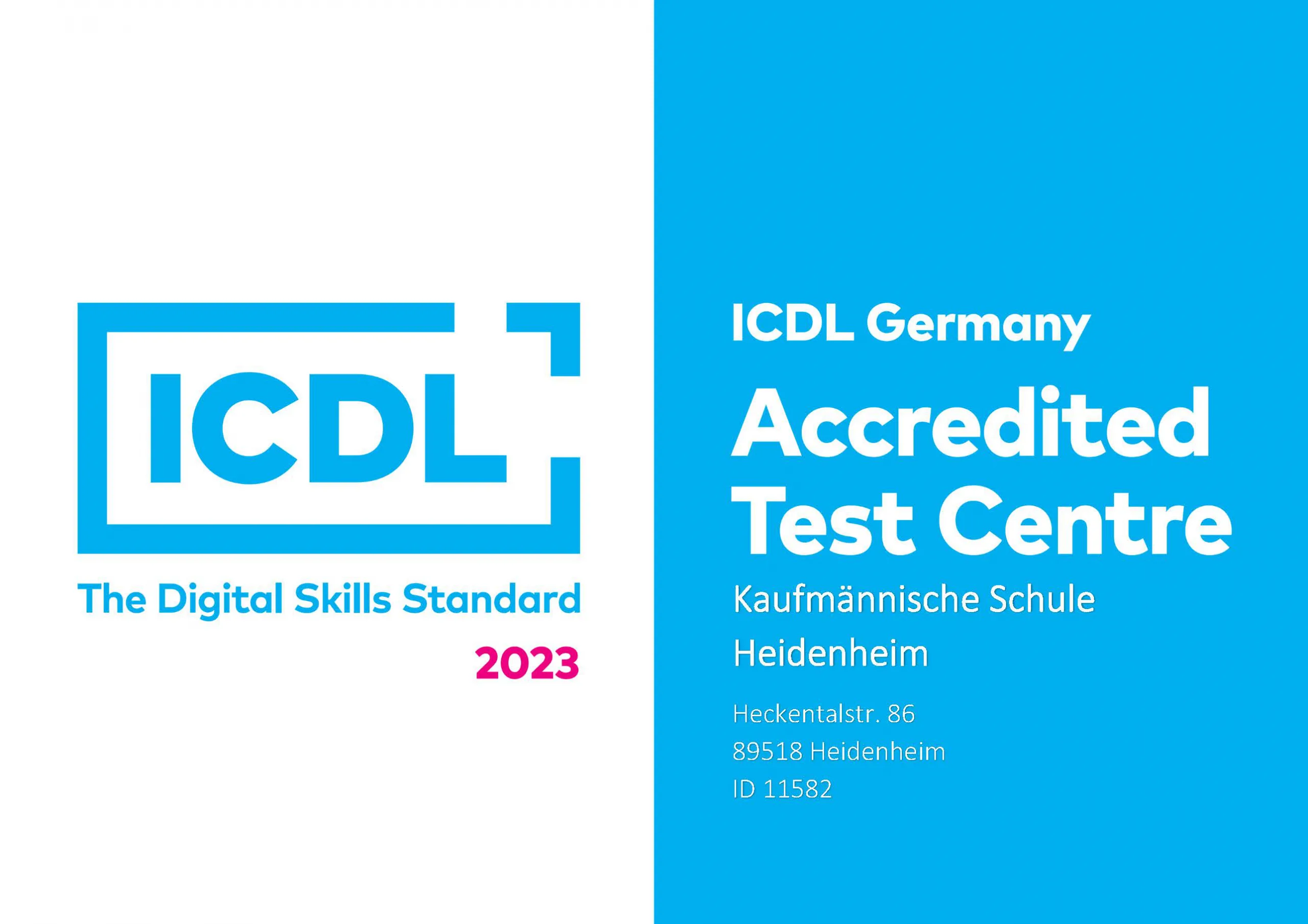 ICDL Germany Accredited Test Centre KSH