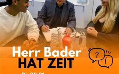 Herr Bader hat Zeit